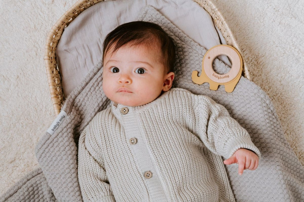 Baby's Only Bijtring Olifant Oker koop je bij Babywinkel