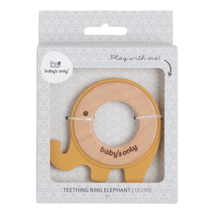 Baby's Only Bijtring Olifant Oker - Baby's Only - Babywinkel - 8720512364675