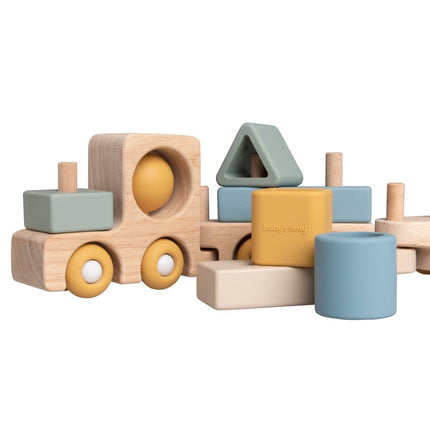 Baby's Only Houten Speelgoed Trein Swirl - Baby's Only - Babywinkel - 8720791353971