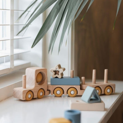Baby's Only Houten Speelgoed Trein Swirl - Baby's Only - Babywinkel - 8720791353971
