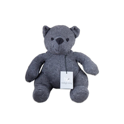 Baby's Only Knuffel Beer Cable Antraciet 35cm koop je bij Babywinkel