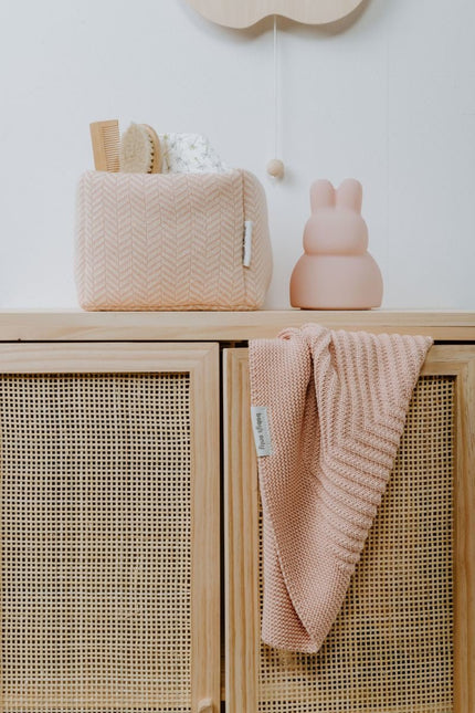 Baby's Only Ledikantdeken Grace Blush 100x135cm koop je bij Babywinkel