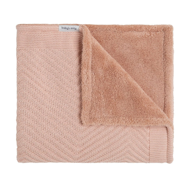 Baby's Only Ledikantdeken Teddy Grace Blush - Baby's Only - Babywinkel - 8720791358013