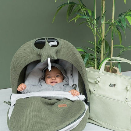 Baby's Only Maxi Cosi Zonnekap Classic 0+ Wol Wit - Baby's Only - Babywinkel - 8719075022207