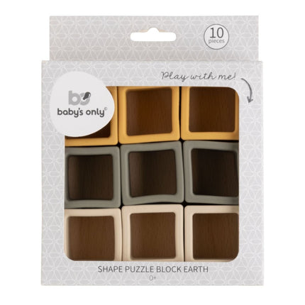 Baby's Only Puzzel Blok Earth - Baby's Only - Babywinkel - 8720791353551