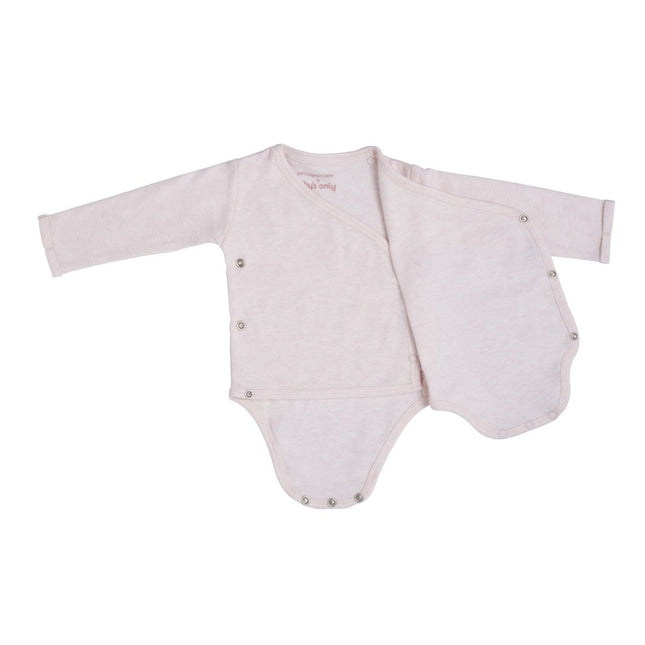 Baby's Only Romper Lange Mouw Melange Classic Roze - Baby's Only - Babywinkel - 8720512362350