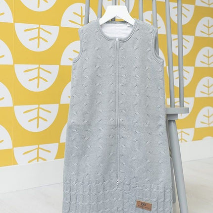 Baby's Only Slaapzak Baby Cable Grijs 70cm - Baby's Only - Babywinkel - 8719075024546