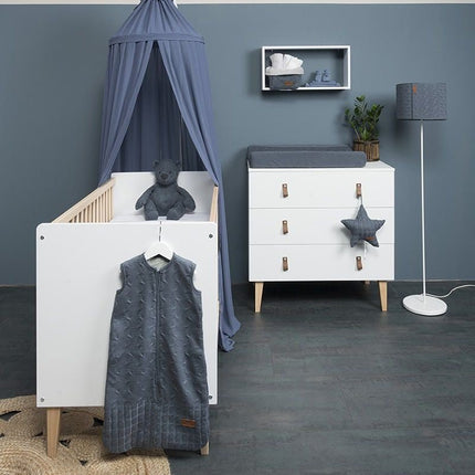 Baby's Only Slaapzak Baby Cable Grijs 70cm - Baby's Only - Babywinkel - 8719075024546