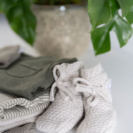 Baby's Only Slofjes Teddy Willow Urban Green - Baby's Only - Babywinkel - 8720791357672