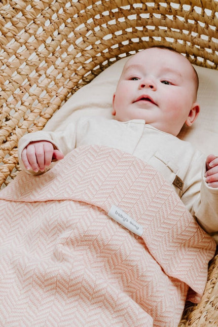Baby's Only Wiegdeken Dawn Blush 70x95cm koop je bij Babywinkel