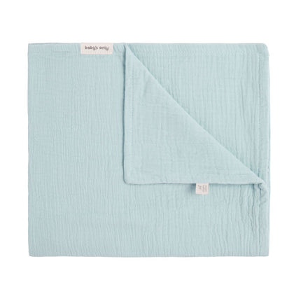 Baby's Only Wiegdeken Fresh Misty Blue 70x95cm - Baby's Only - Babywinkel - 8720791354831