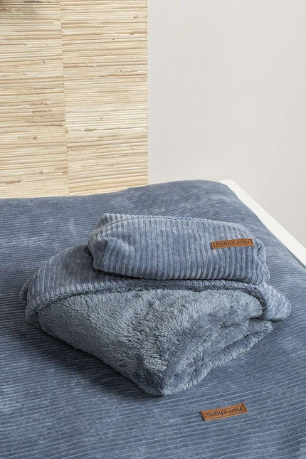 Baby's Only Wiegdeken Teddy Sense Vintage Blue - Baby's Only - Babywinkel - 8720088336489