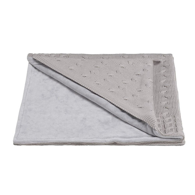 Baby's Only Wikkeldeken Baby Chenille Cable Leem - Baby's Only - Babywinkel - 8720088335826