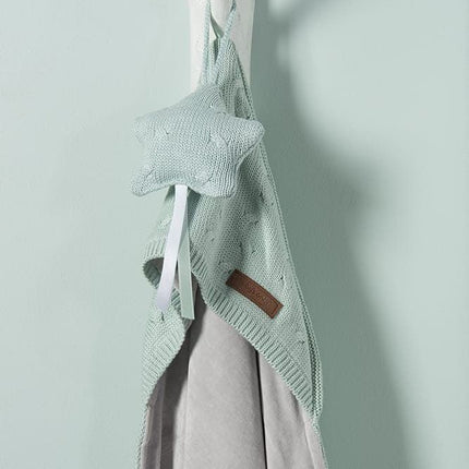 Baby's Only Wikkeldeken Baby Chenille Cable Mint - Baby's Only - Babywinkel - 8718481180570