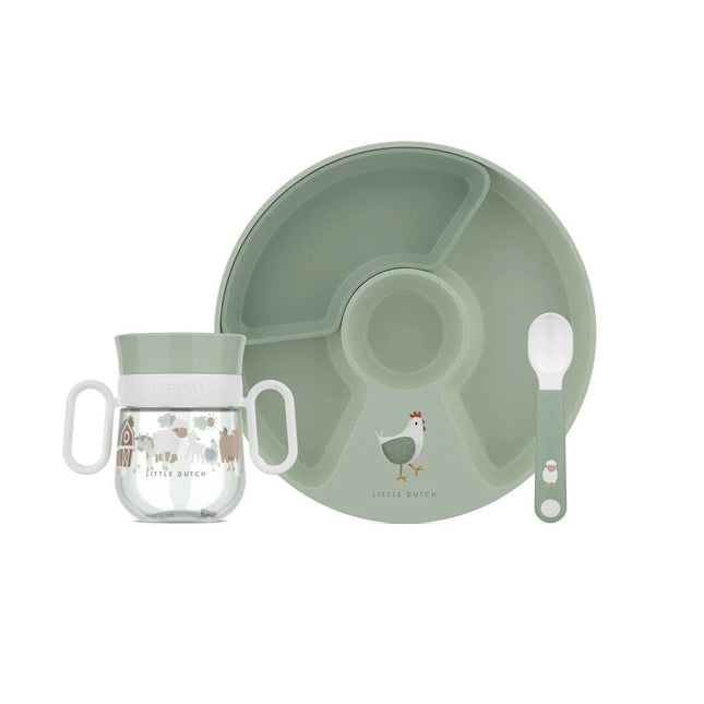 Babyserviesset Mepal Mio 3 - delig - Little Farm - Babywinkel - 8720294056706