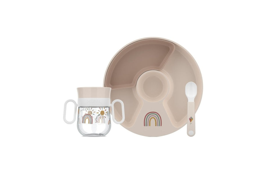 Babyserviesset Mepal Mio 3 - delig - Sunshine & Rainbow - Babywinkel - 8720294048985