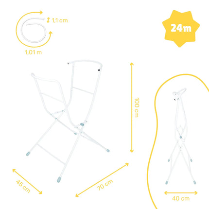 Badabulle Babybad Standaard met Afvoerbuis - Badabulle - Babywinkel - 3661276177734