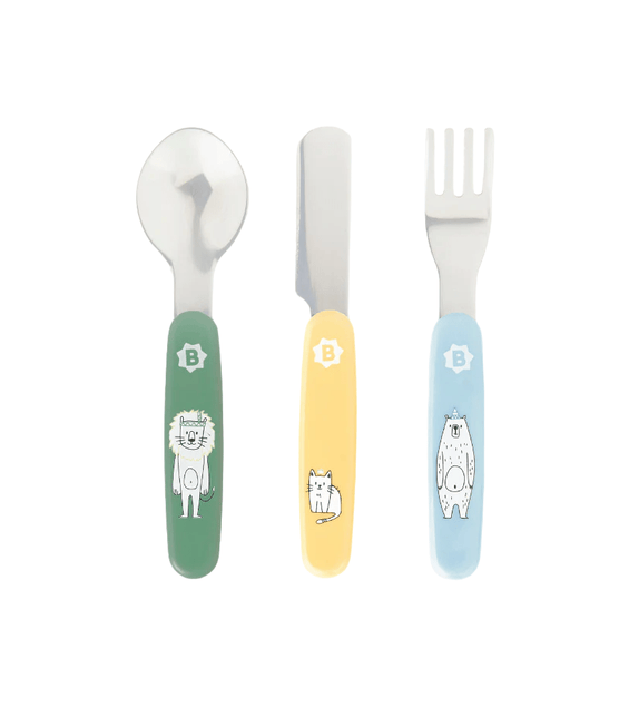 Badabulle Bestekset Inox 3St koop je bij Babywinkel