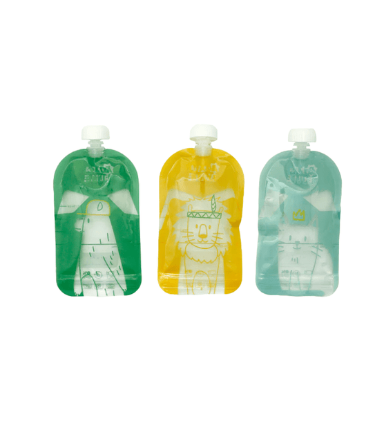 Badabulle Knijpzakjes Herbruikbaar 15St koop je bij Babywinkel