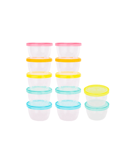 Badabulle Opbergbakjes Badabowl 250ml 12St - Badabulle - Babywinkel - 3661276174658
