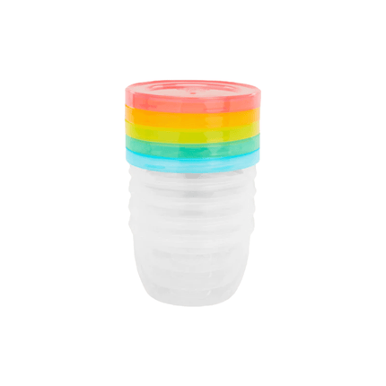 Badabulle Opbergbakjes Badabowl Fun Colors 250ml 5St - Badabulle - Babywinkel - 3661276164628