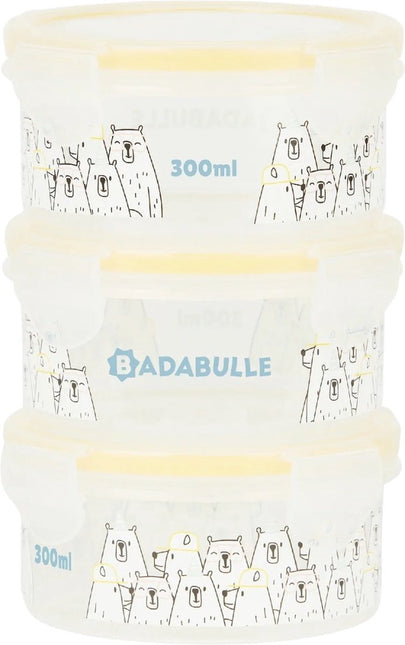 Badabulle Opbergbakjes Maxibox 300ml 3St - Babywinkel - 3661276177505