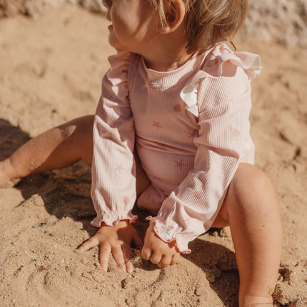Badpak met lange mouwen Dreamy Seashells koop je bij Babywinkel