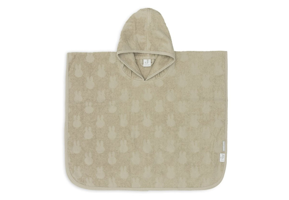 Jollein Badponcho Miffy Jacquard Olive Green koop je bij Babywinkel