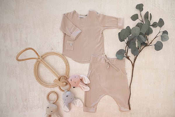 Bamboom Baby Shirt Lange Mouw Sand - Bamboom - Babywinkel - 8054117838430