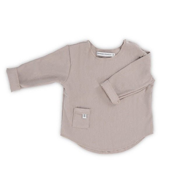 Bamboom Baby Shirt Lange Mouw Sand - Bamboom - Babywinkel - 8054117838430