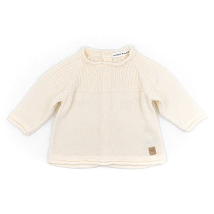 Bamboom Baby Trui Knitted Rib Wit - Bamboom - Babywinkel - 8056201839521