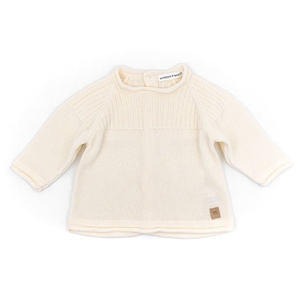 Bamboom Baby Trui Knitted Rib Wit - Bamboom - Babywinkel - 8056201839521