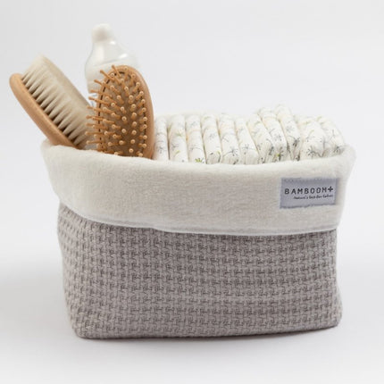 Bamboom Mandje Soft Stone Parelgrijs - Bamboom - Babywinkel - 8053306053005