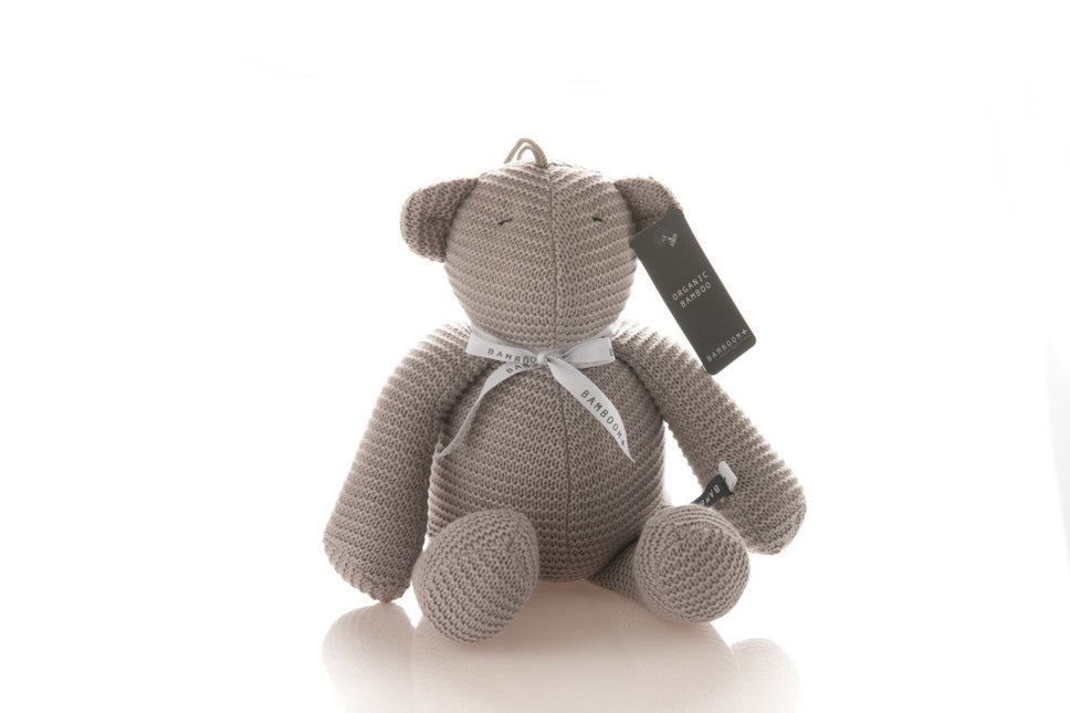 Bamboom Muziekhanger Baby Beer Warm Grijs - Bamboom - Babywinkel - 8053306051339