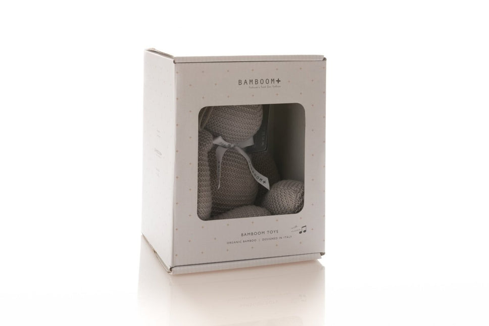 Bamboom Muziekhanger Baby Beer Warm Grijs - Bamboom - Babywinkel - 8053306051339