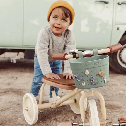 Banwood Kinderstep- en Fietsmandje Pin & Ride Clay koop je bij Babywinkel