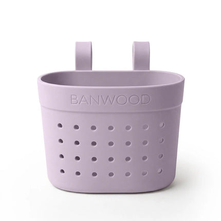 Banwood Kinderstep- en Fietsmandje Pin & Ride Lavender koop je bij Babywinkel