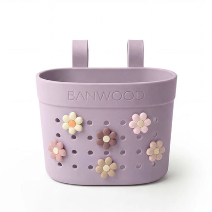 Banwood Kinderstep- en Fietsmandje Pin & Ride Lavender koop je bij Babywinkel