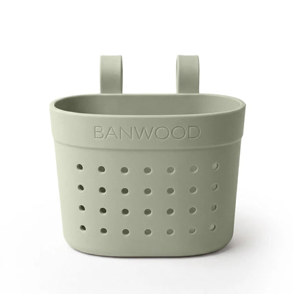Banwood Kinderstep- en Fietsmandje Pin & Ride Olive koop je bij Babywinkel