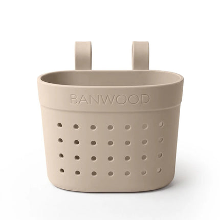 Banwood Kinderstep- en Fietsmandje Pin & Ride Sand koop je bij Babywinkel