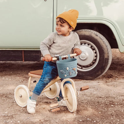 Banwood Kinderstep- en Fietsmandje Pin & Ride Teal koop je bij Babywinkel