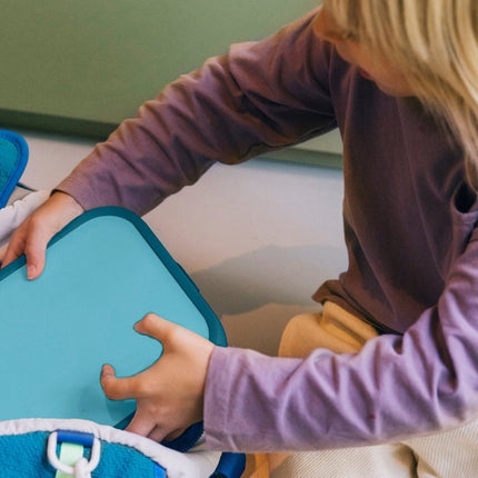 Bento lunchbox Campus groot - Cool blue - Babywinkel - 8720294056546
