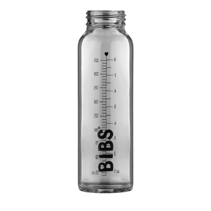 BIBS Babyfles Glas 225ml Ivory - BIBS - Babywinkel - 5713795220915