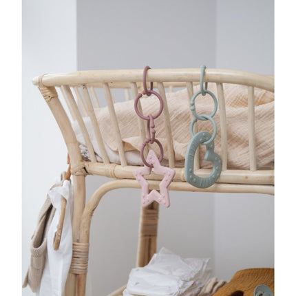 BIBS Bijtspeeltje Hart Sage - BIBS - Babywinkel - 5713795204397