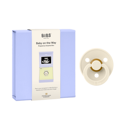 BIBS Gift Set Baby on the Way Latex Ivory koop je bij Babywinkel