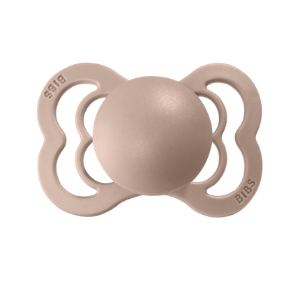 BIBS Speen Maat 1 Ivory/Blush Supreme Silicone 2st - BIBS - Babywinkel - 5713795209606