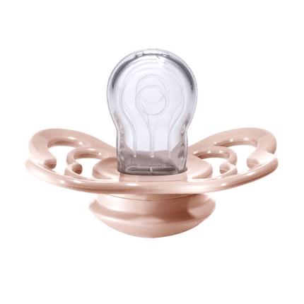 BIBS Speen Maat 1 Ivory/Blush Supreme Silicone 2st - BIBS - Babywinkel - 5713795209606