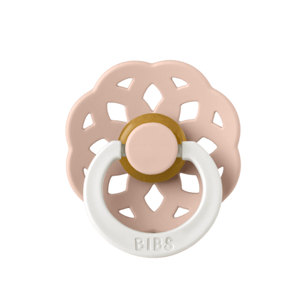 BIBS Speen Maat 1 Latex Boheme Blush GLOW - BIBS - Babywinkel - 5713795232222