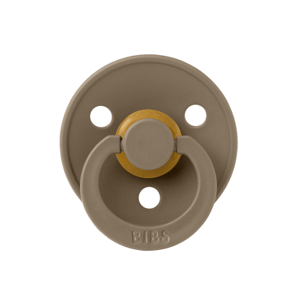 BIBS Speen Maat 1 Latex Dark Oak/Ivory 2st - BIBS - Babywinkel - 5713795203451