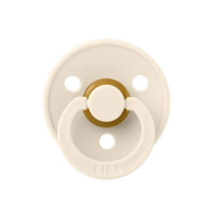 BIBS Speen Maat 1 Latex Dark Oak/Ivory 2st - BIBS - Babywinkel - 5713795203451